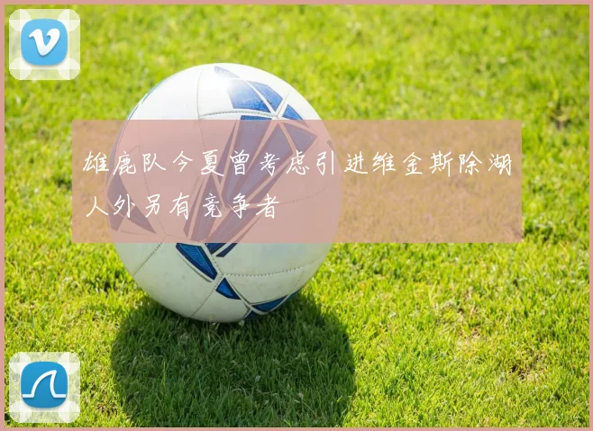 雄鹿队今夏曾考虑引进维金斯除湖人外另有竞争者